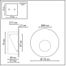Подсветка для лестниц и ступеней ODEON LIGHT ESCALA 7166/3WL